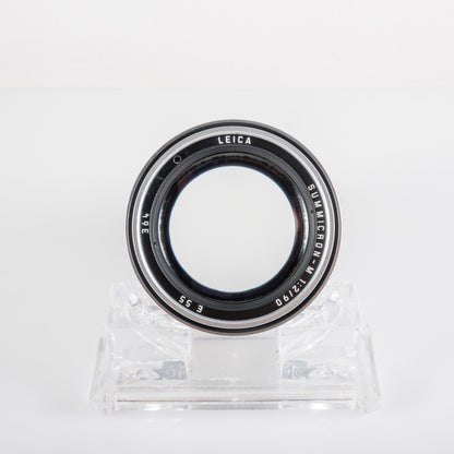 Leica Summicron-M 90mm/F2.0 E55 Ver.II Pre-Asph Silver Lens Yr.1993 Canada 11137 #11965