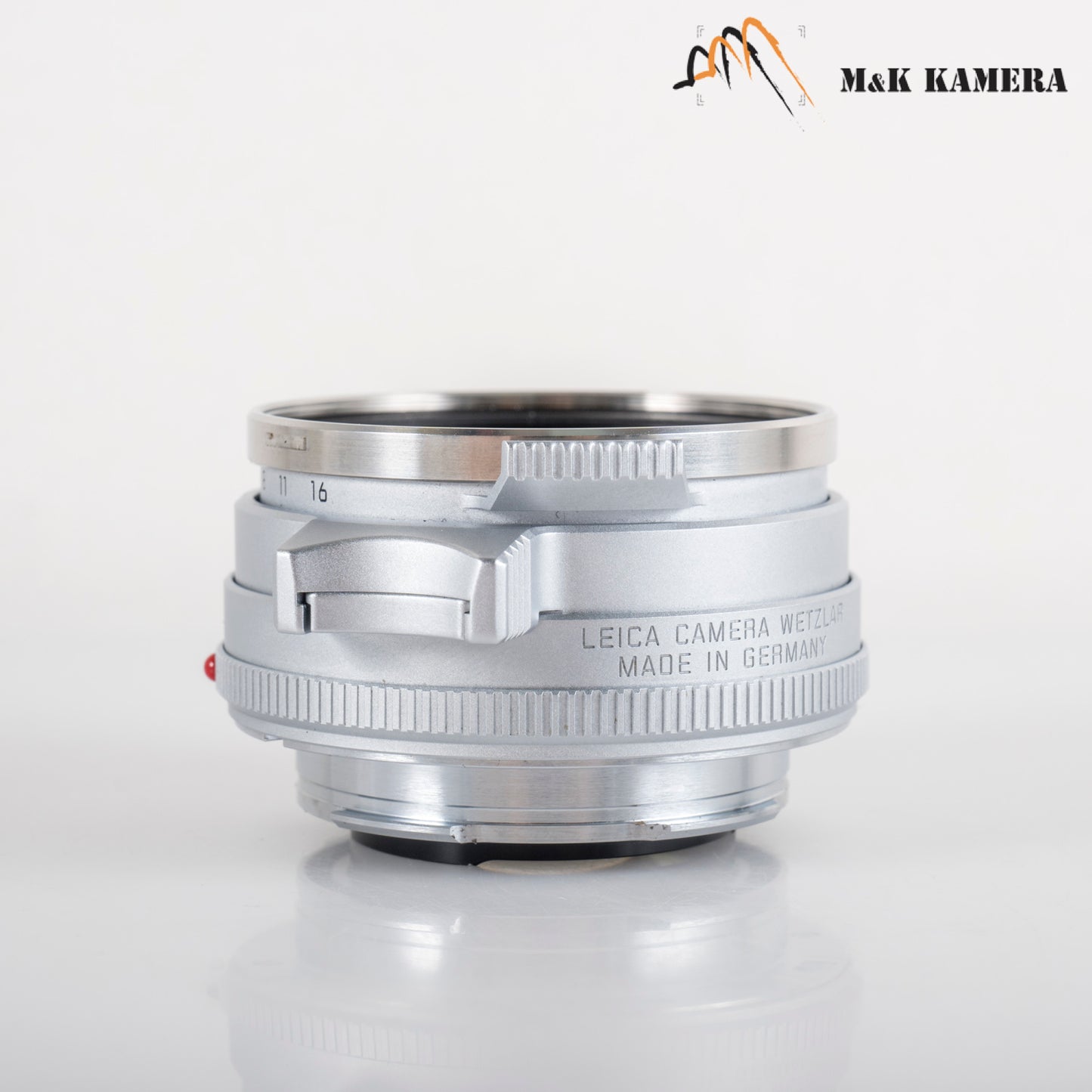 Leica Summilux-M 35mm/F1.4 E46 Steel Rim 2022 Silver Lens Germany 11301 #23870