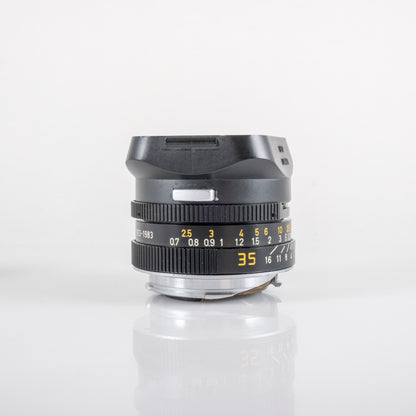 LEITZ Leica Summicron-M 35mm/F2.0 Ver.4 7 Elements Black 1913-1983 Lens Yr.1982 Canada #11976