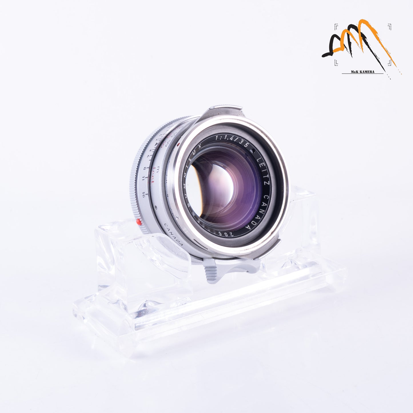 Leica Summilux M 35mm/F1.4 Steel Rim with OLLUX hood #87179