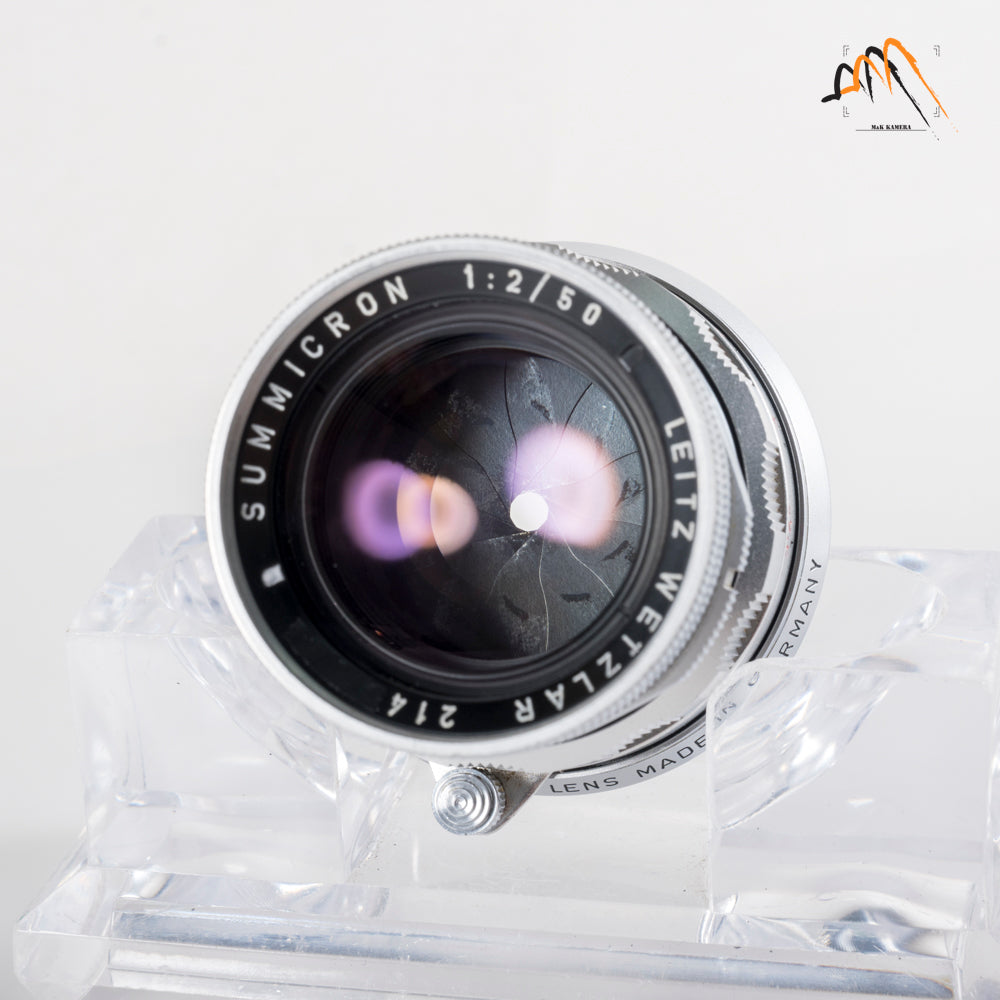 LEITZ Leica Summicron M 50mm/F2.0 Rigid V2 Ver.II Lens Yr.1965 Germany #88362