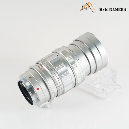 LEITZ Leica Summicron M 90mm/F2.0 Ver.I V.1 Silver Lens Yr.1960 Canada #23275