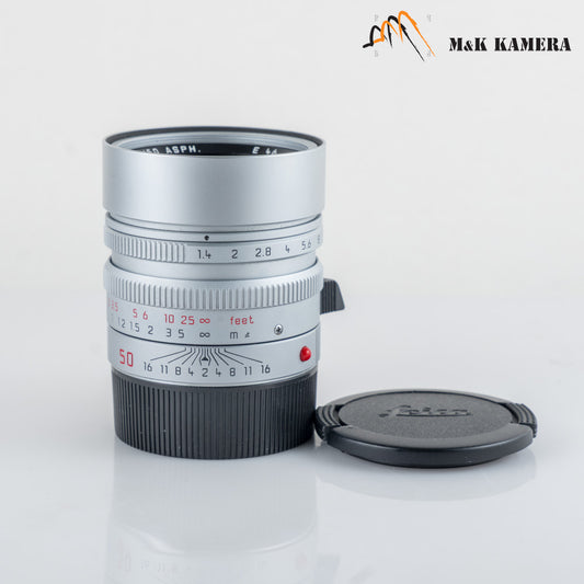 Leica Summilux-M 50mm/F1.4 E46 ASPH Silver Lens Germany 11892 #23841
