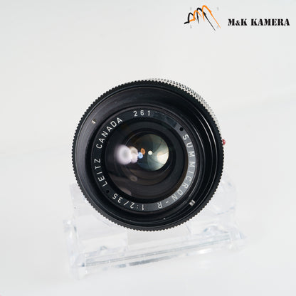 LEITZ Leica Summicron-R 35mm/F2.0 Ver.I V.1 Lens Yr.1973 Canada 11227 #88212