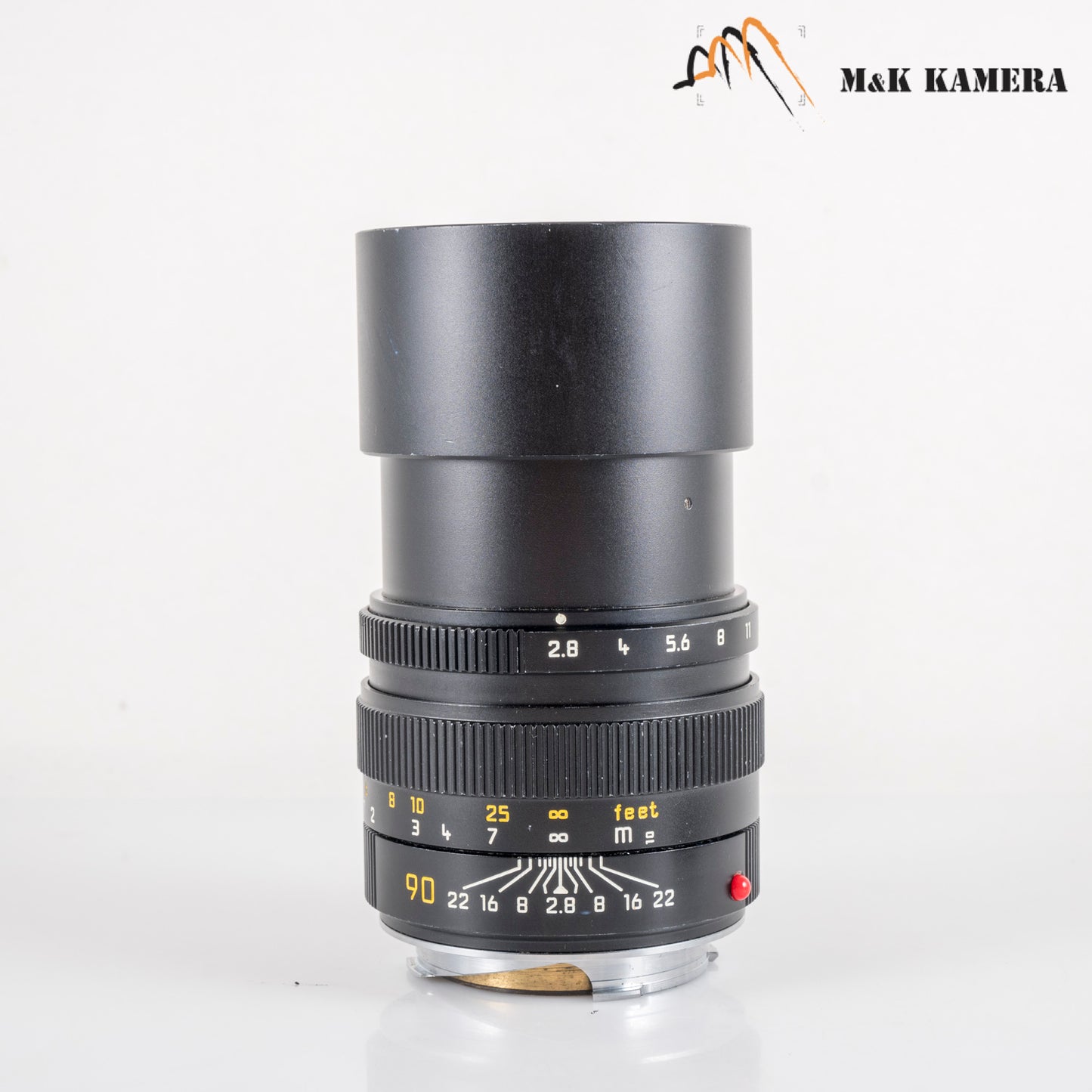 Leica Elmarit-M 90mm/F2.8 E46 Ver.II V2 Black Lens Yr.1988 Germany 11807 #23910
