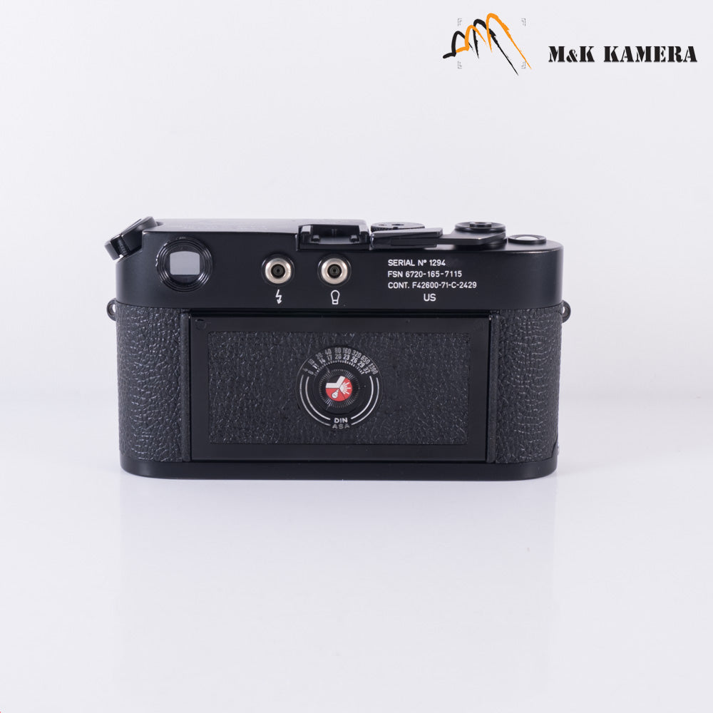 Leica KE-7A Military version Black Film Rangefinder Camera w/ Elcan 50/2.0 #87348