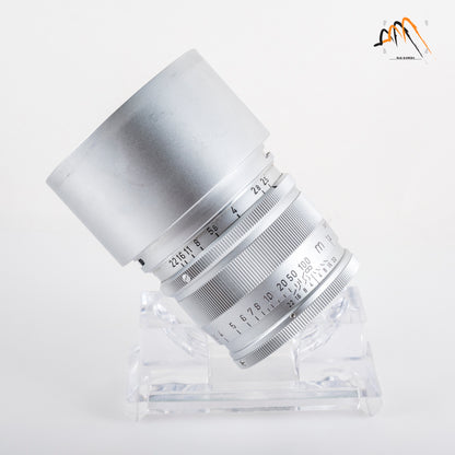 LEITZ Leica Hektor L39 125mm/F2.5 Visoflex lens Silver Lens Yr.1953 LTM Canada #11627