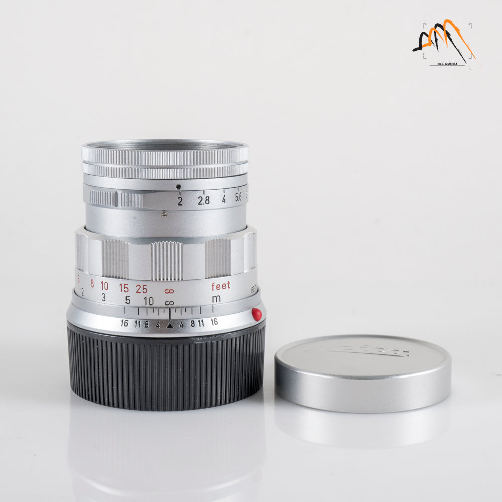 LEITZ Leica Summicron M 50mm/F2.0 Rigid V2 Ver.II Lens Yr.1960 Germany #11761