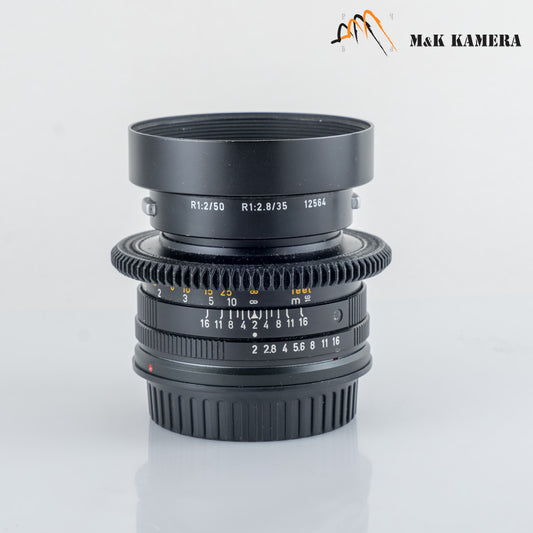 Leica Summicron-R 50mm/F2.0 I converted to EOS Sim mod lens mounted 11228 #23842