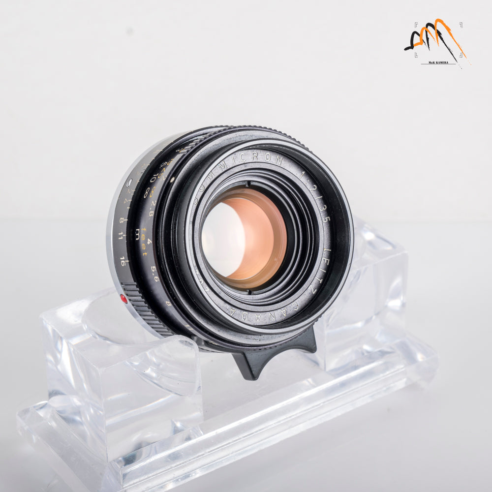 LEITZ Leica Summicron-M 35mm/F2.0 E39 6E/ Elements Lens Yr.1977 Canada #88258