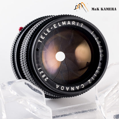 LEITZ Leica Tele-Elmarit-M 90mm/F2.8 E39 Ver.II V2/ Slim Lens Yr.1977 Canada 11800 #68331