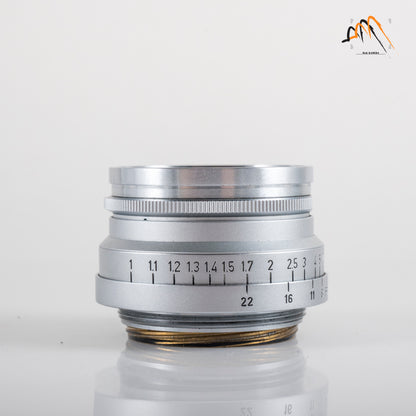 LEITZ Leica Summaron L39 35mm/F3.5 E39 Silver Lens Yr.1958 LTM Germany #11784