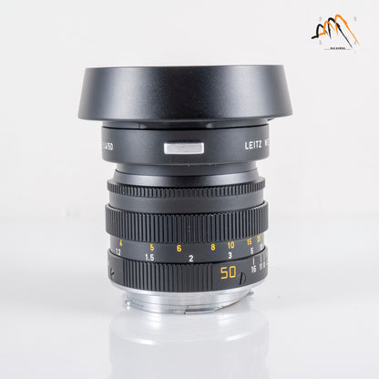 Leica Summilux M 50mm/F1.4 E43 Ver.II V2 Black with hood 12586 11113 #11736