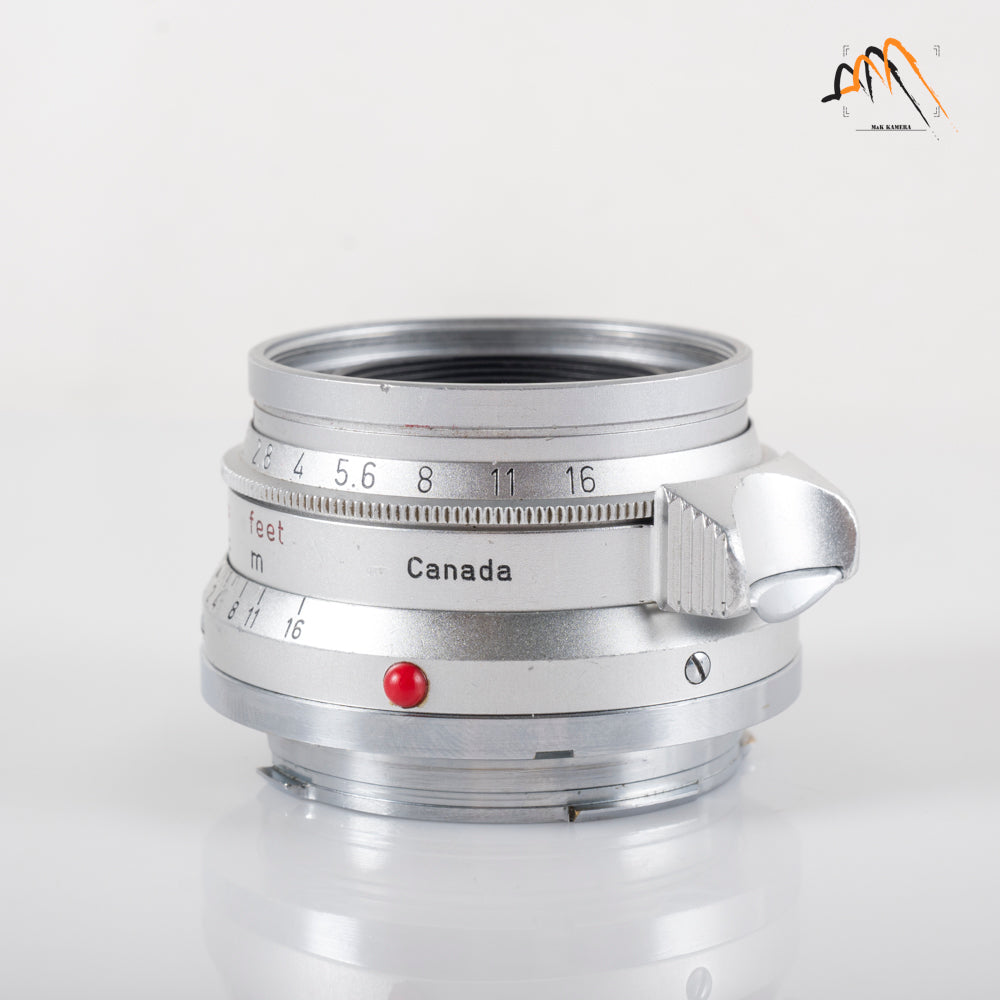 LEITZ Leica Summicron-M 35mm/F2.0 Ver.I 8 Elements Lens Yr.1959 Canada #11616
