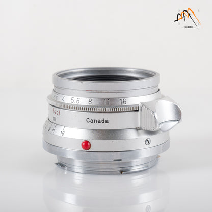 LEITZ Leica Summicron-M 35mm/F2.0 Ver.I 8 Elements Lens Yr.1959 Canada #11616