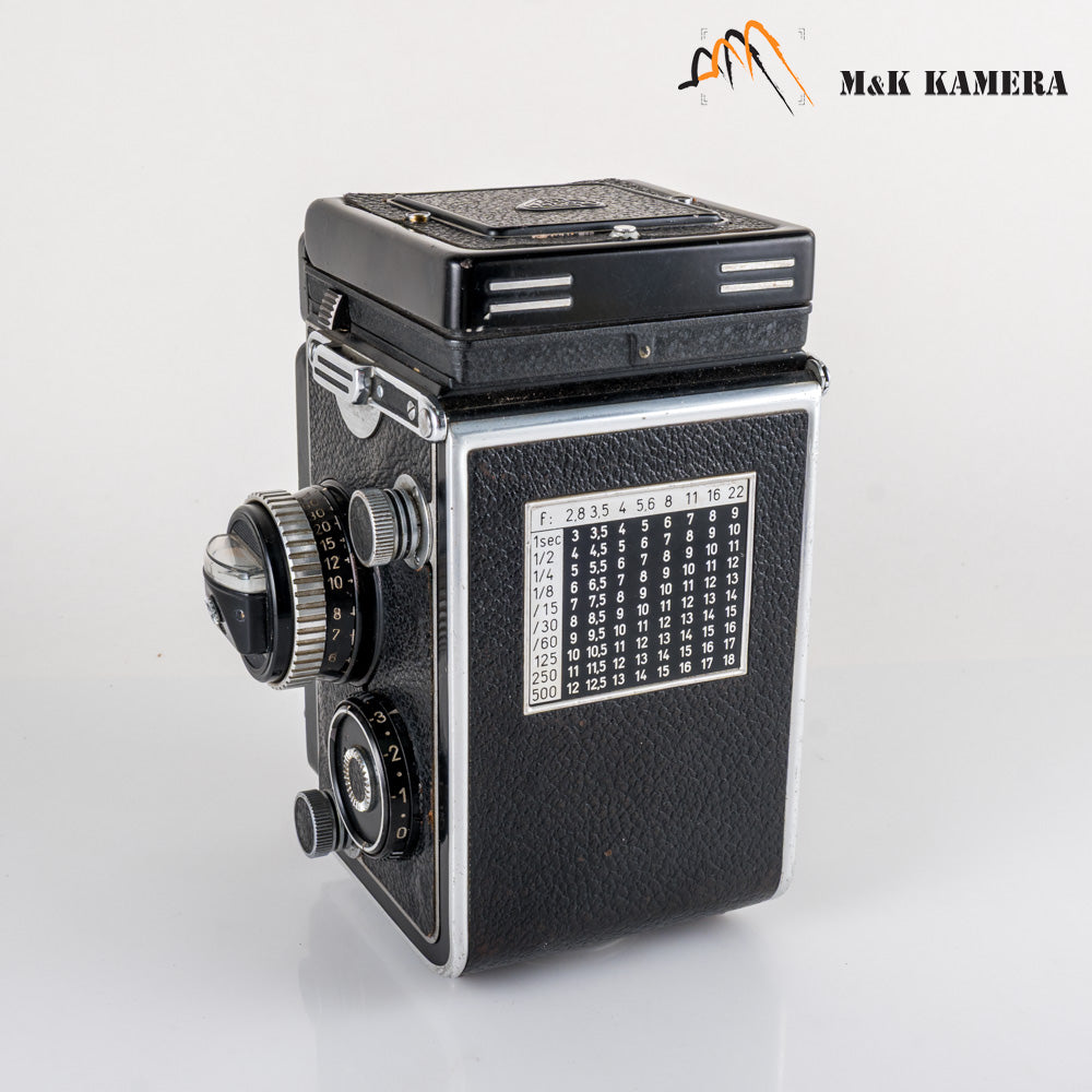 Rolleiflex 3.5F Xenotar 75mm f/3.5 Film TLR Camera #11822