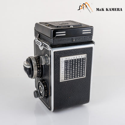 Rolleiflex 3.5F Xenotar 75mm f/3.5 Film TLR Camera #11822