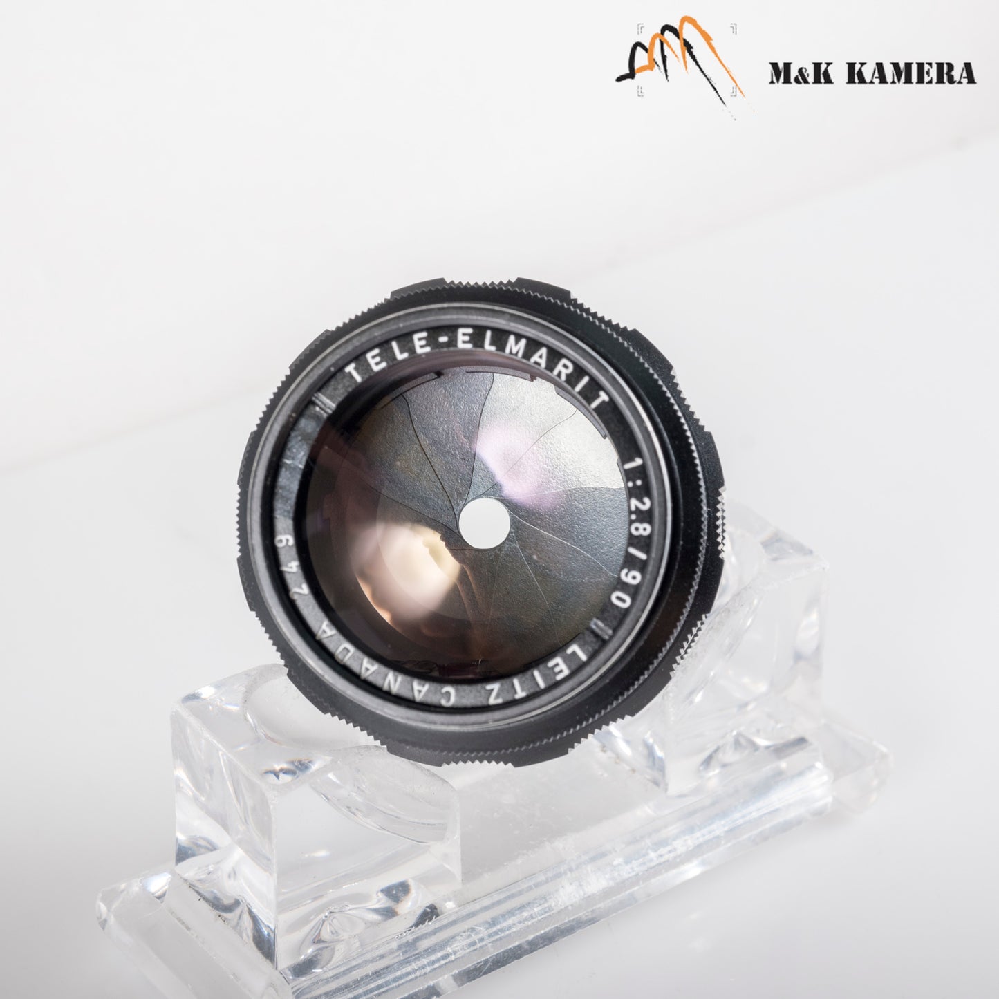 LEITZ Leica Tele-Elmarit M 90mm/F2.8 Ver.I V.1/ Fat Black Lens Yr.1971 Canada #11978