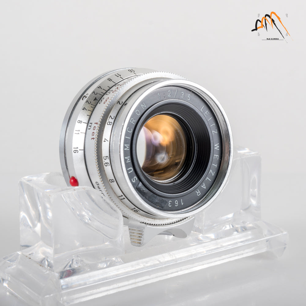 LEITZ Leica Summicron-M 35mm/F2.0 Ver.I 8 Elements Lens Yr.1958 Germany #88282