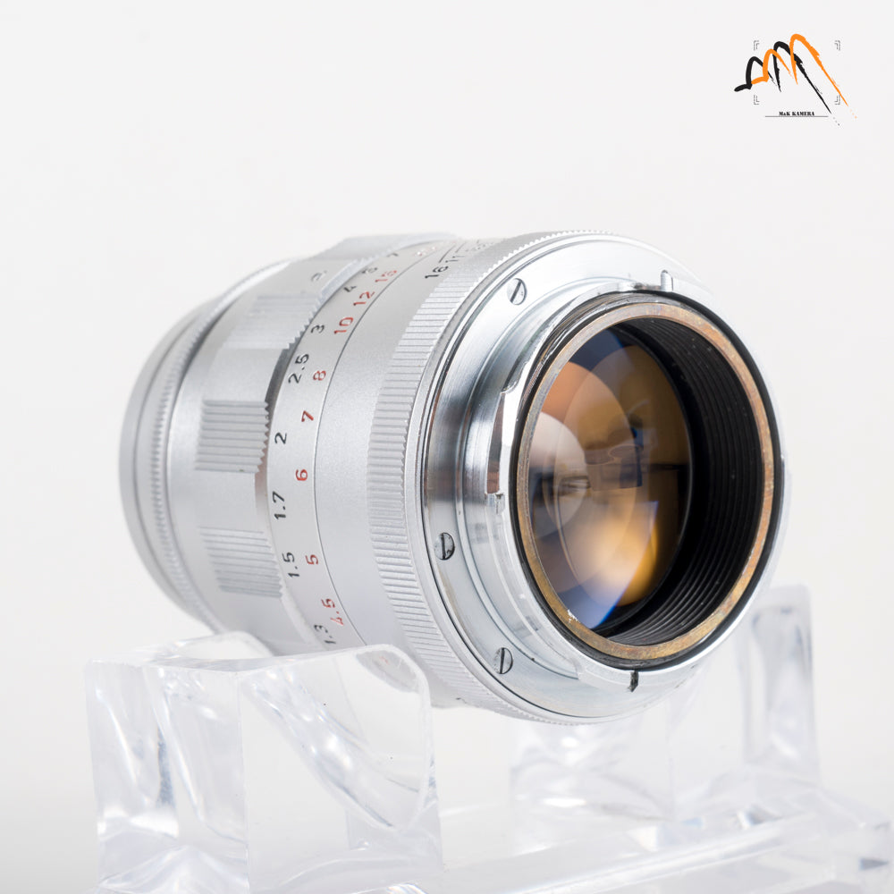 LEITZ Leica Tele-Elmarit M 90mm/F2.8 Ver.I V.1/ Fat Silver Lens Yr.1964 Canada #11607