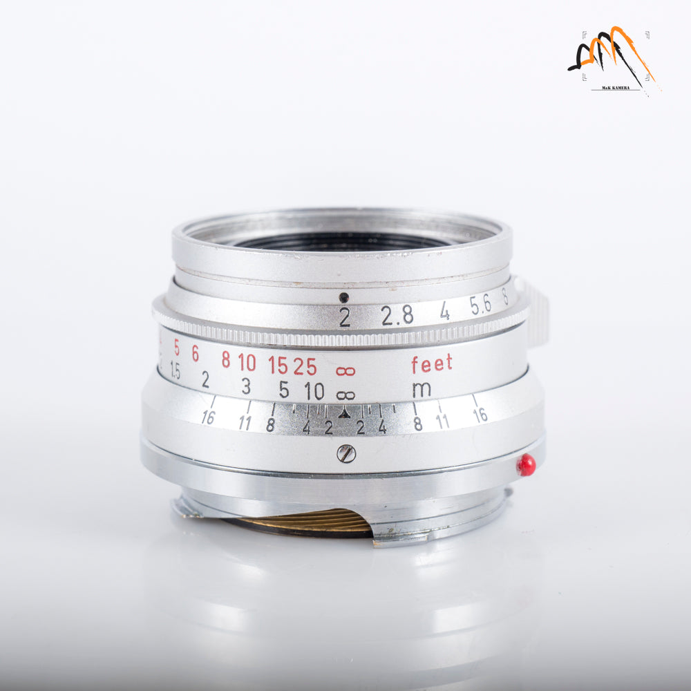 LEITZ Leica Summicron-M 35mm/F2.0 Ver.I 8 Elements Lens Yr.1963 Canada #11762