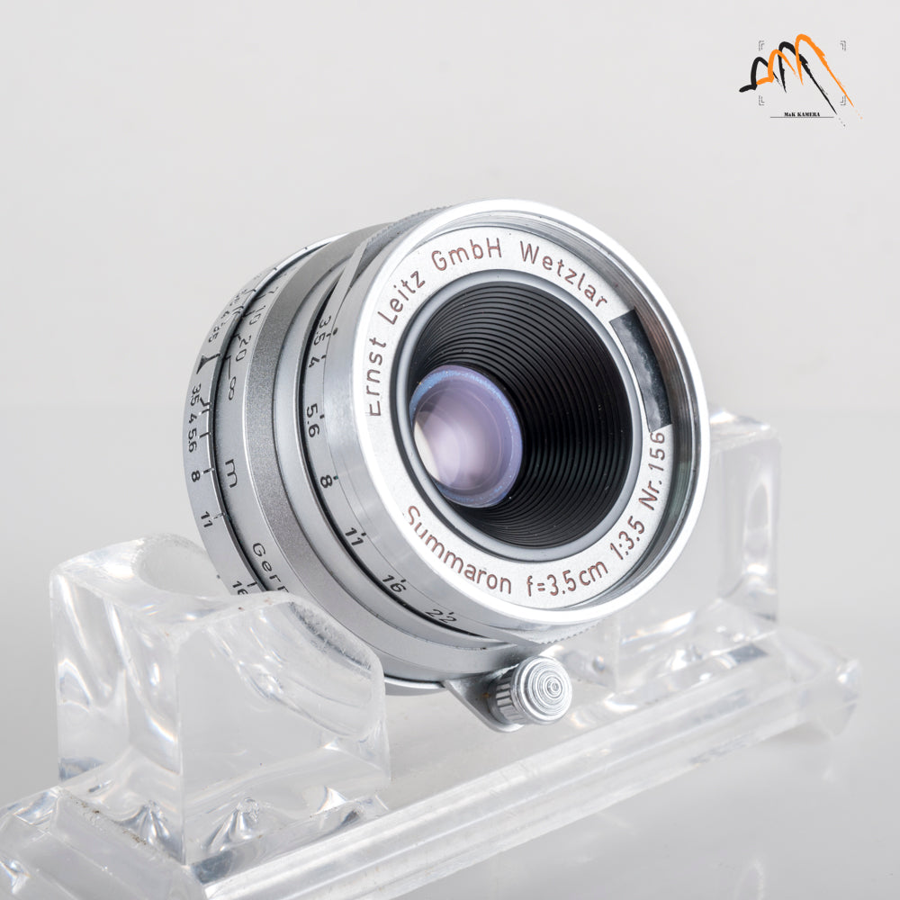 LEITZ Leica Summaron L39 35mm/F3.5 E39 Silver Lens Yr.1958 LTM Germany #11784