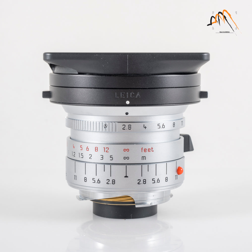 Leica Elmarit-M 21mm/F2.8 ASPH Silver Lens Yr.1998 Germany 11897 #11865