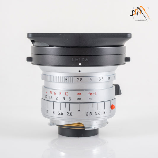 Leica Elmarit-M 21mm/F2.8 ASPH Silver Lens Yr.1998 Germany 11897 #11865