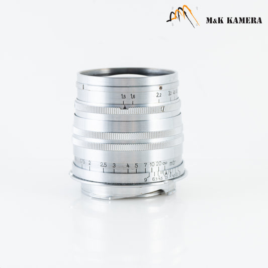 LEITZ Leica Xenon L39 50mm/F1.5 Silver Lens Yr.1936 LTM Germany Xenon #87783