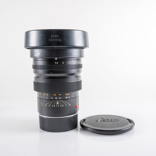 LEITZ Leica Summilux-M 75mm/F1.4 Ver.I Lens Yr.1981 Canada 11814 #23820