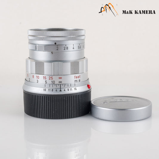 LEITZ Leica Summicron M 50mm/F2.0 Rigid V2 Ver.II Lens Yr.1962 Germany #23551