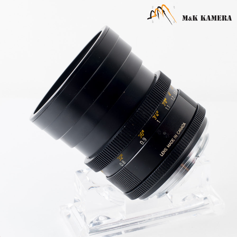 LEITZ Leica Summicron-R 90mm/F2.0 Serie VII Ver.I V.1 Lens Yr.1970 Canada #69079