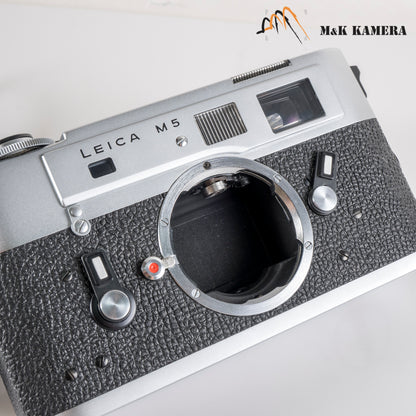 Leica M5 Silver Film Rangefinder Camera #23877