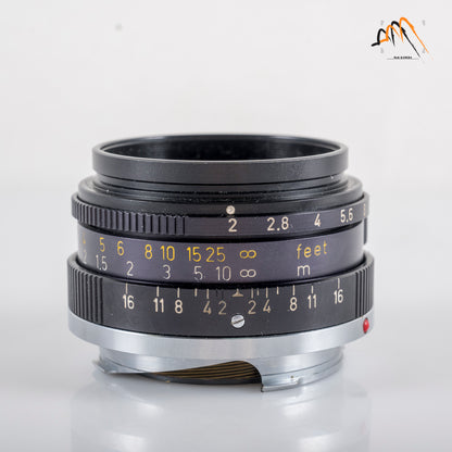LEITZ Leica Summicron-M 35mm/F2.0 E39 6E/ Elements Lens Yr.1977 Canada #88258