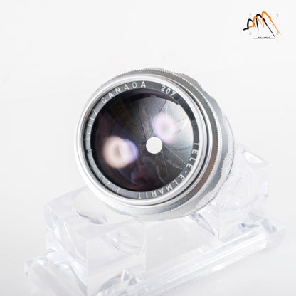 LEITZ Leica Tele-Elmarit M 90mm/F2.8 Ver.I V.1/ Fat Silver Lens Yr.1964 Canada #11607