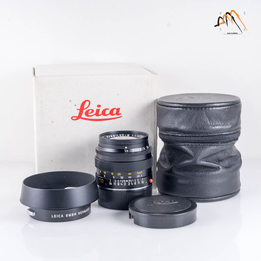 Leica Summilux M 50mm/F1.4 E43 Ver.II V2 Black Lens Yr.1989 Germany 11113 #23446