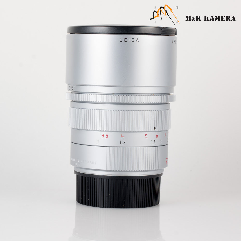 Leica APO-Summicron-M 90mm/F2.0 ASPH Silver Lens Yr.2002 Germany 11885 #64335