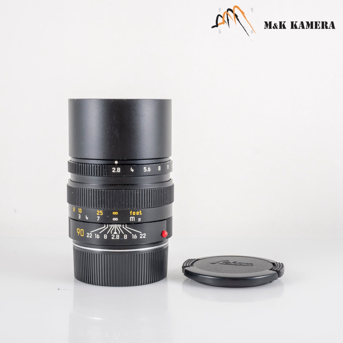 Leica Elmarit-M 90mm/F2.8 E46 Ver.II V2 Black Lens Yr.1988 Germany 11807 #23910