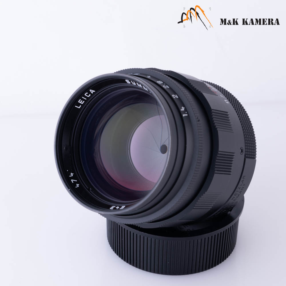Leica Summilux-M 50mm/F1.4 ASPH Black Chrome Lens Germany 11688 #69885