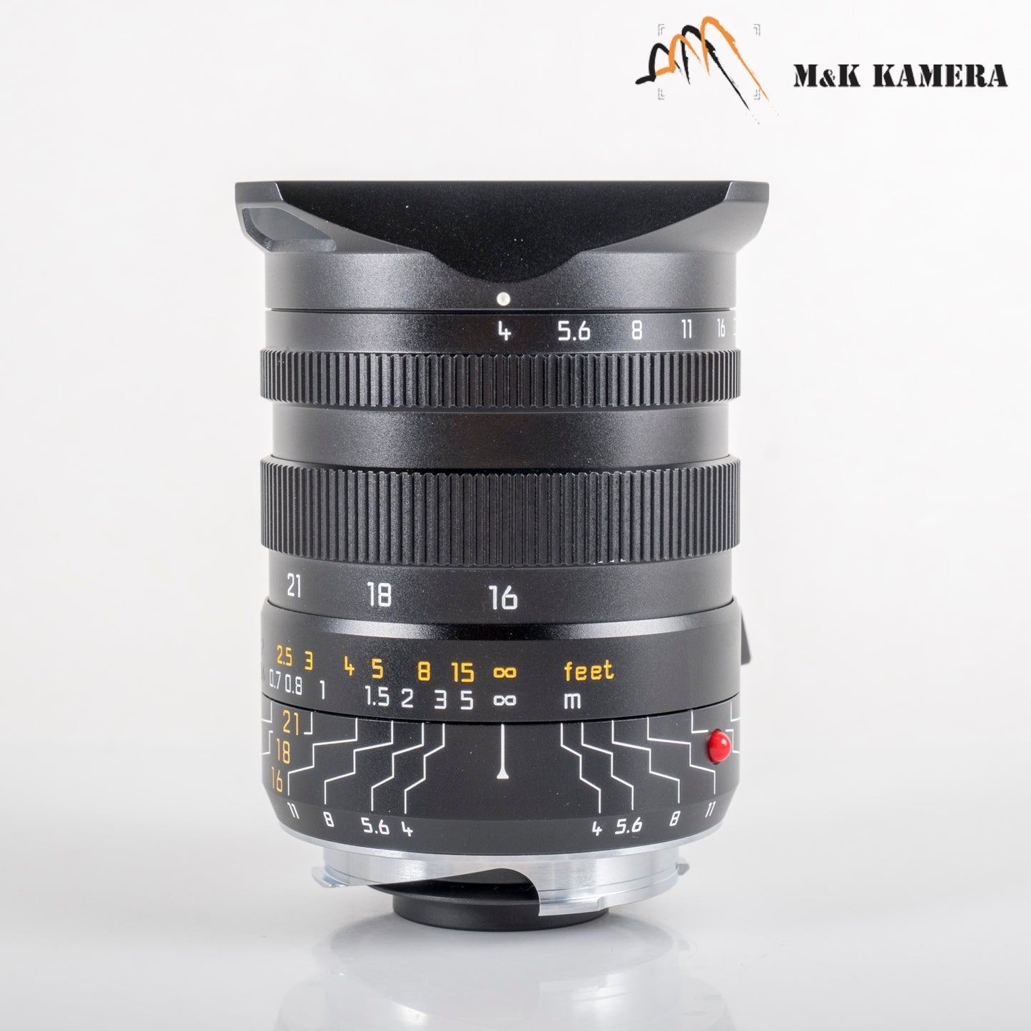 Leica Tri-Elmar-M 16-18-21mm/F4.0 ASPH/ w/ finder Lens Yr.2007 Germany 11642 #88695