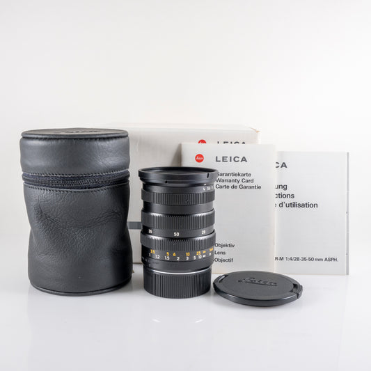 Leica Tri-Elmar-M 28-35-50mm/F4.0 E55 Asph boxed 11890 #23810