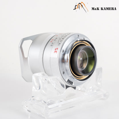 Leica Summicron-M 35mm/F2.0 ASPH V2 Silver Lens Germany 11674 #88907