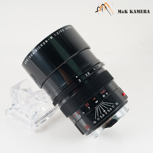 Leica APO-Summicron-M 90mm/F2.0 ASPH Silver Black Re-painted 11885 #23279
