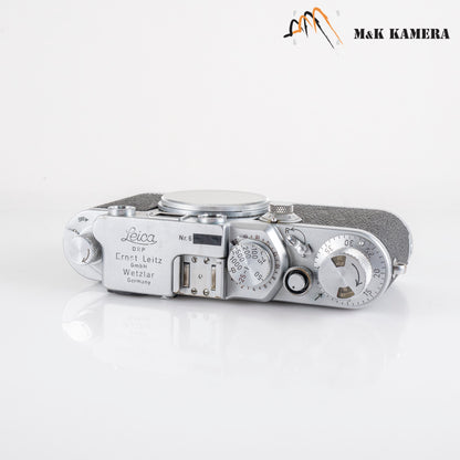 Leica IIIF Screw Mount Silver Film Rangefinder Camera #23889