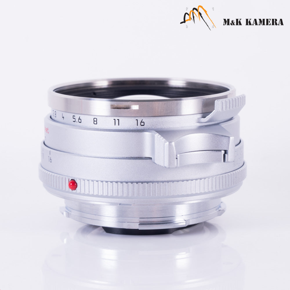 Brand New Leica Summilux-M 35mm/F1.4 E46 Steel Rim 2022 Silver Lens Germany 11301 #11301