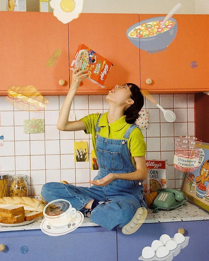 A Girl Has Film 'Breakfast Time'  ISO200 135 Speical Efffect Color Negative Film 36exp