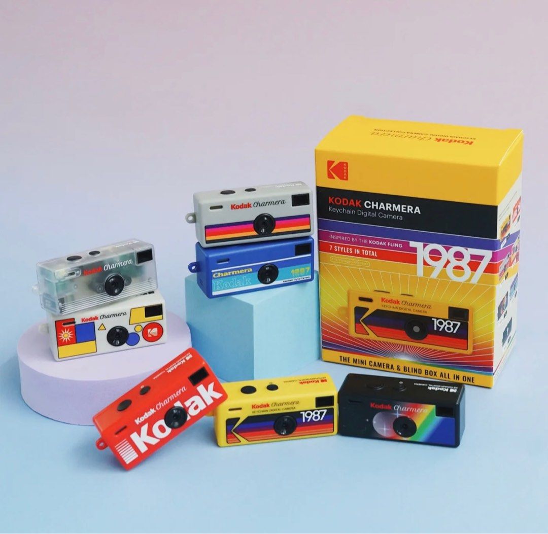 KODAK CHARMERA Keychain Digital Camera Blind Box Collection 鑰匙圈數位相機盲盒