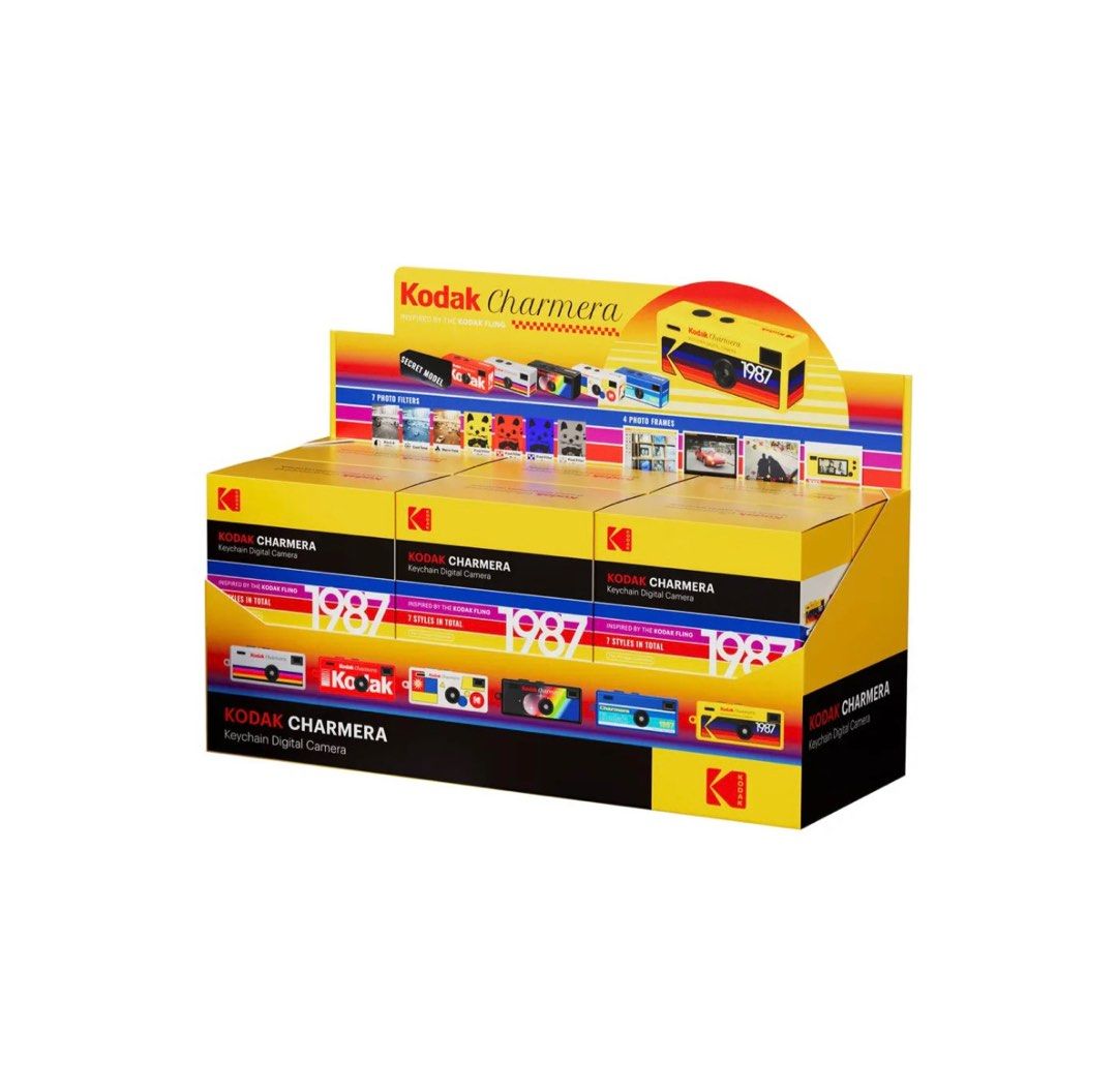 KODAK CHARMERA Keychain Digital Camera Blind Box Collection 鑰匙圈數位相機盲盒